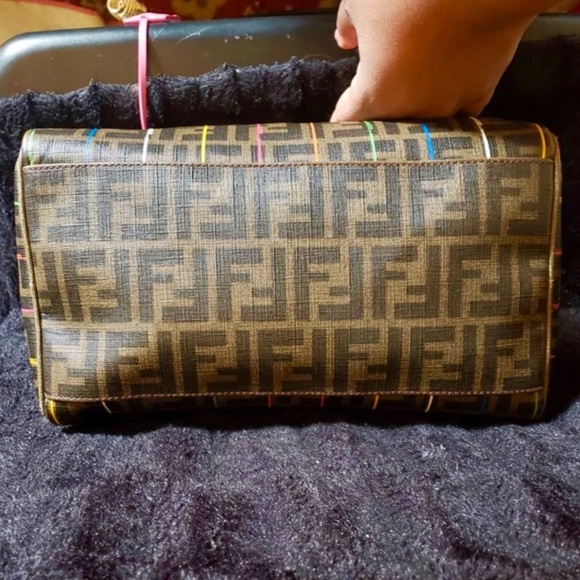 🔥SOLD🔥Fendi Zucca Mini Boston Satchel Bag - Picture 5 of 8